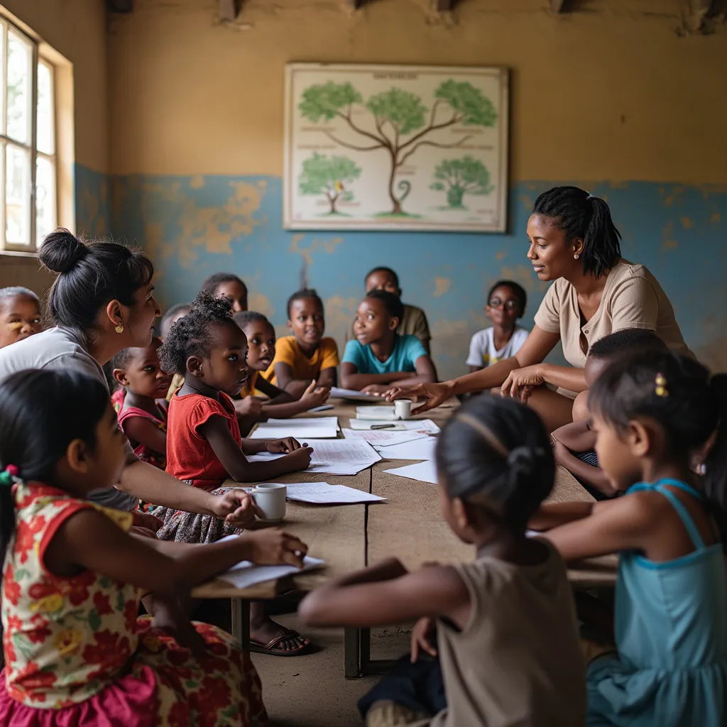 Taller educativo para comunidades desfavorecidas